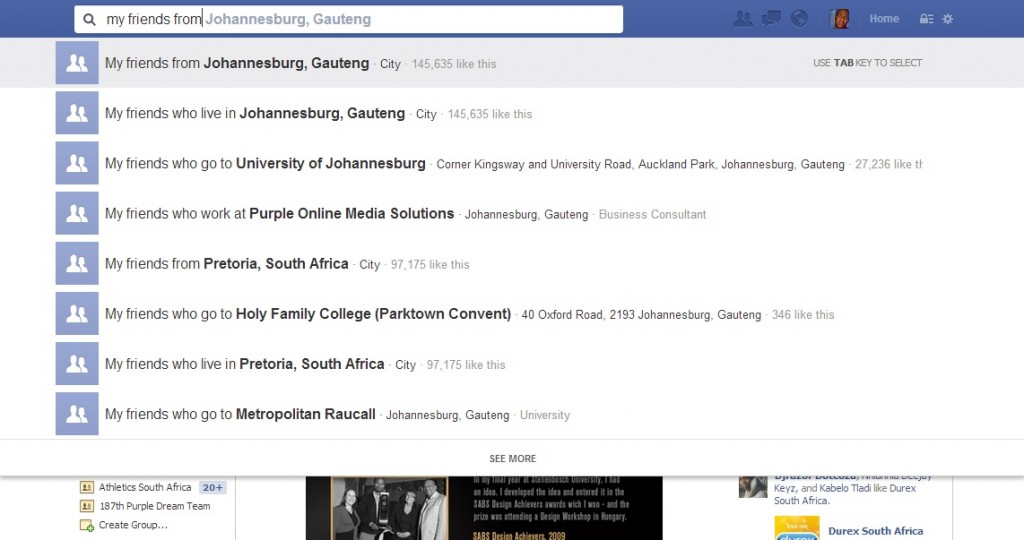 Facebook Graph Search